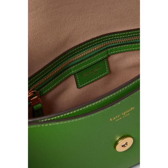 Kate Spade New York Katy Medium Textured Shoulder Bag KS Green K8971 NWT - Picture 8 of 8